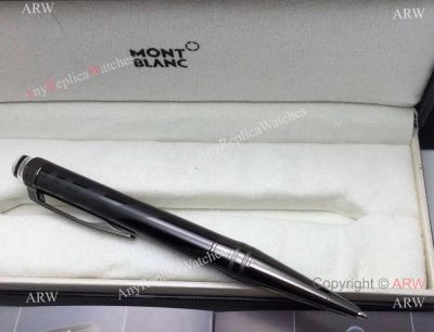 Replica Mont Blanc Black Starwalker Ceramics Ballpoint Pen Dynamic Pattern